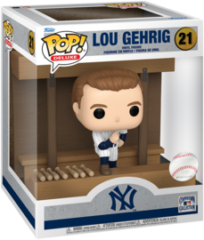 Funko POP Deluxe Lou Gehrig in Dugout #21  New York Yankees Cooperstown Collection