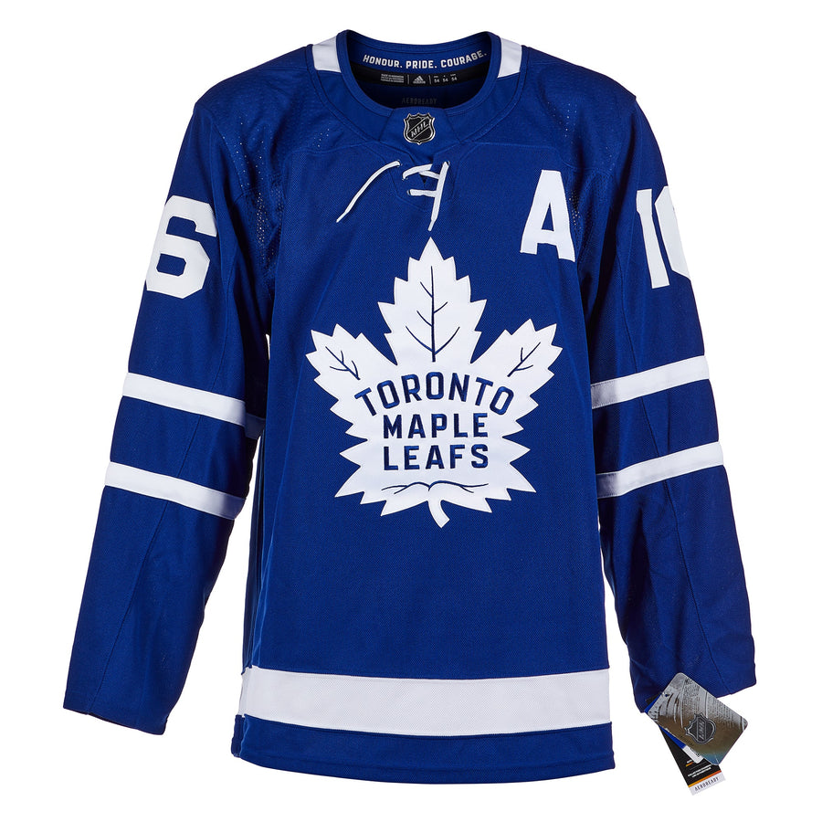 Mitch Marner Toronto Maple Leafs Autographed Blue (Home) Adidas Jersey (Sale)