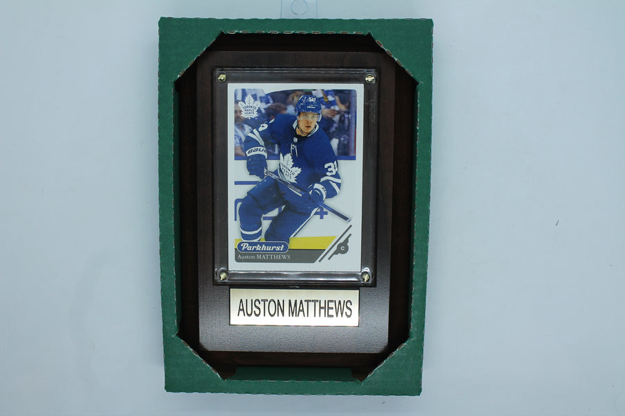 NHL Toronto Maple Leafs Auston Matthews Plaque with Card
