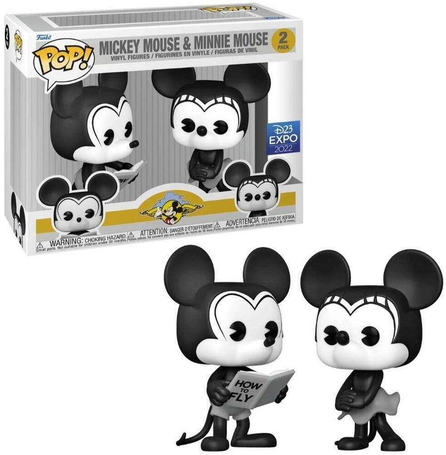 Funko Pop Mickey Mouse & Minnie Mouse 2 pack D23 Expo 2022 -Disney