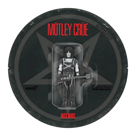 Motley Crue Mick Mars -Shout at the Devil (Black & White) Super7 Reaction