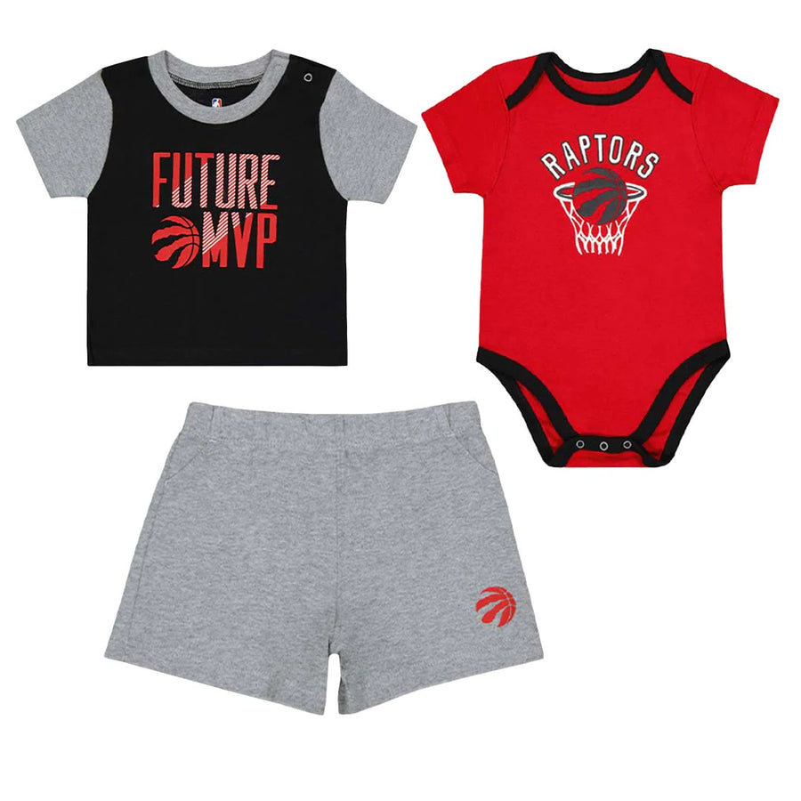 NBA Toronto Raptors - Kids' (Infant) Creeper T-Shirt & Shorts Set