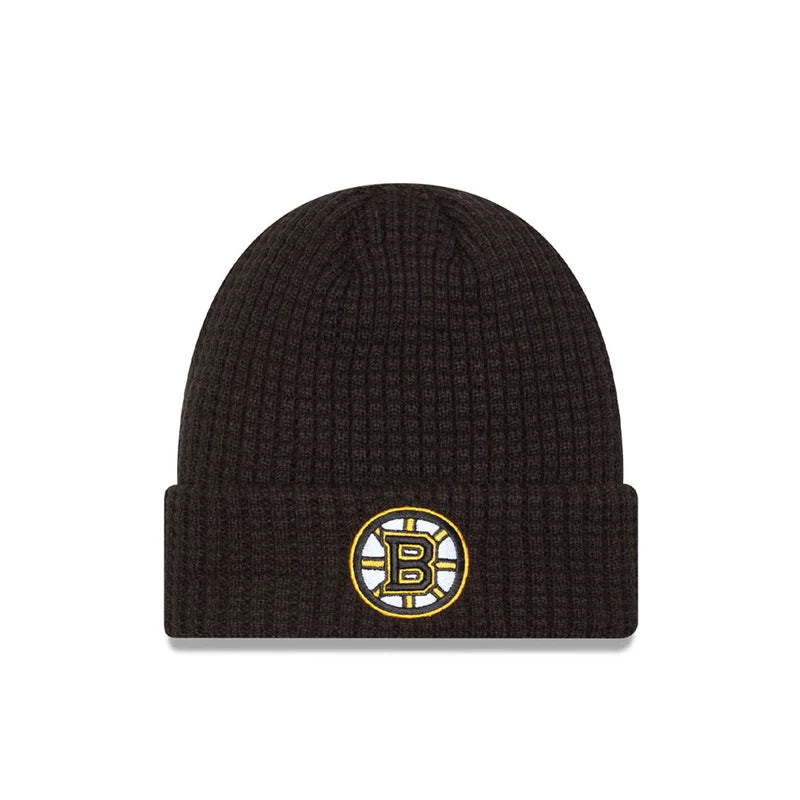 NHL New Era - Boston Bruins Waffle Knit Hat