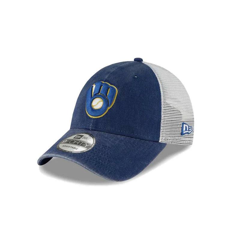 MLB New Era - Milwaukee Brewers Cooperstown 9FORTY Trucker Hat