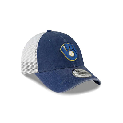 MLB New Era - Milwaukee Brewers Cooperstown 9FORTY Trucker Hat