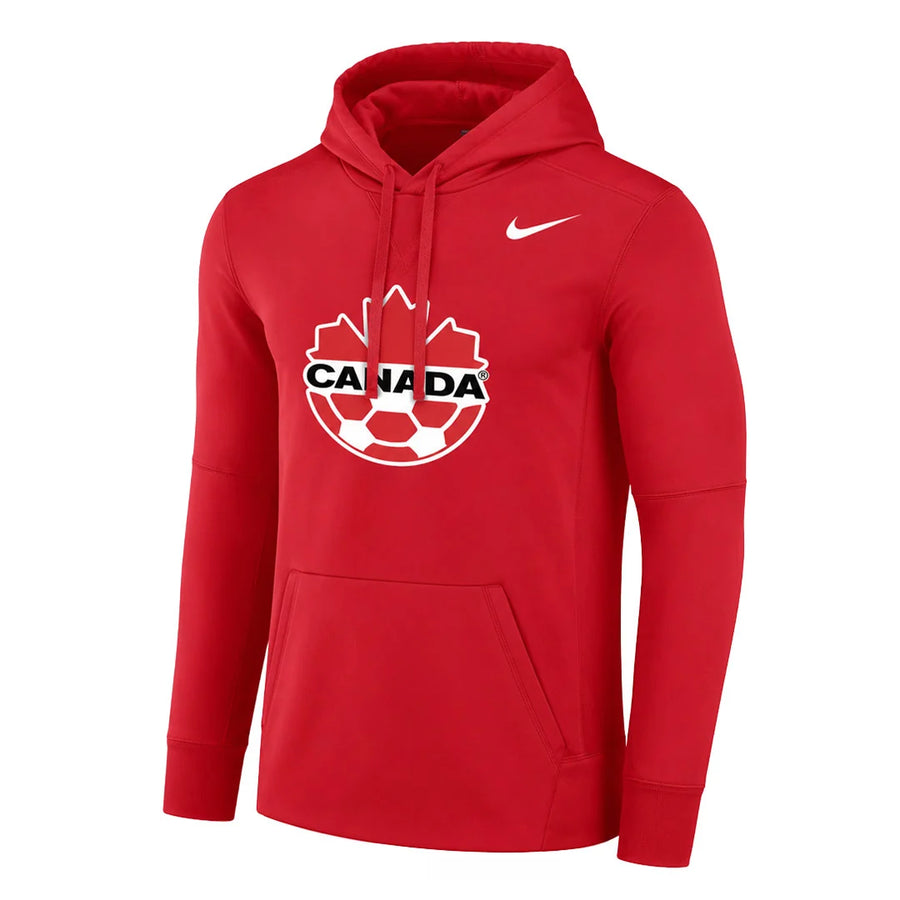 Nike Dri-Fit - Men's Canada Soccer Club Fleece Pullover Hoodie (Red)