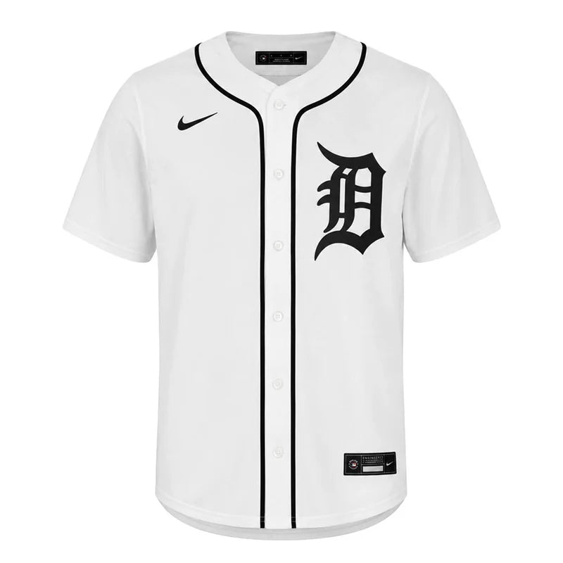 MLB Nike - Men's Detroit Tigers Home Blank Replica Jersey - Medium