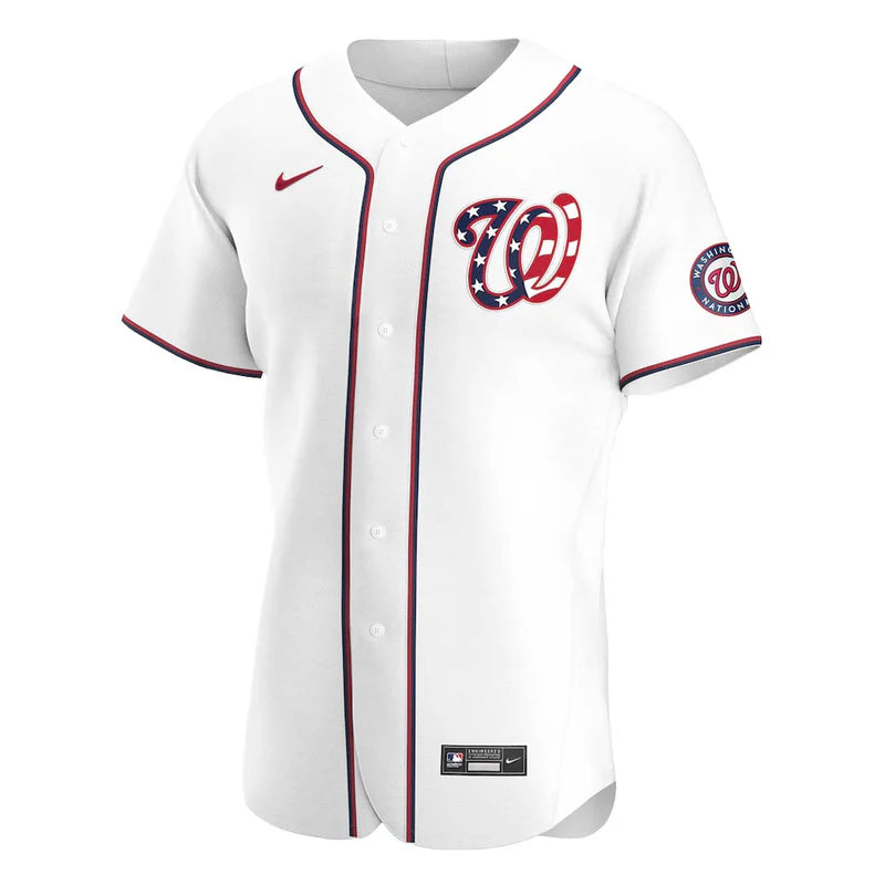 MLB Nike - Men's Washington Nationals Alternate Authentic Team Jersey - Size 48 - XL