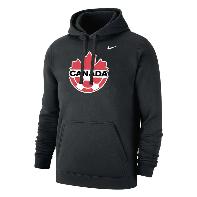 Nike Dri-Fit - Men's Canada Soccer Club Fleece Pullover Hoodie (Black)