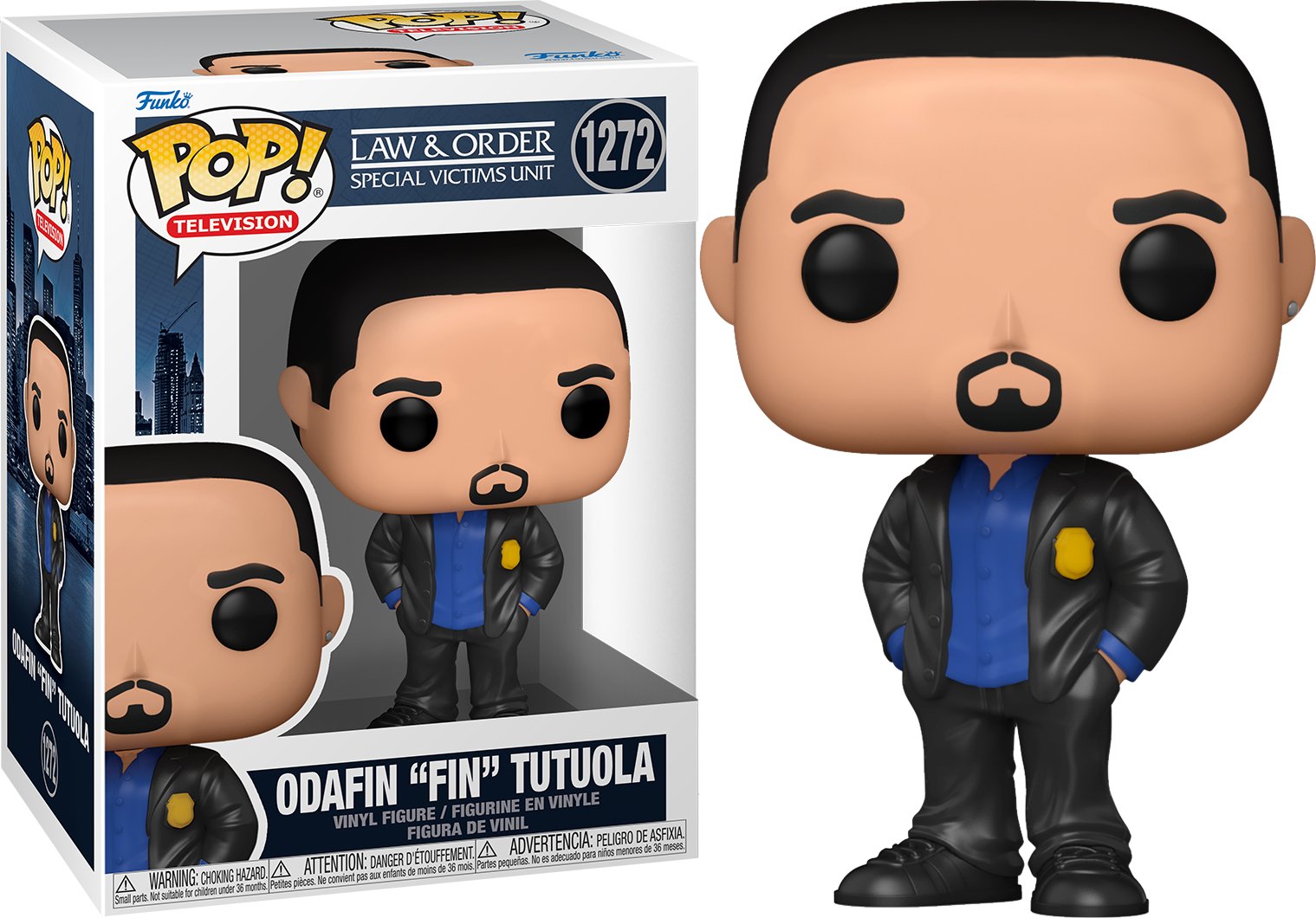 Funko POP TV Odafin "Fin" Tutuola #1272- Law & Order