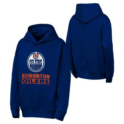 NHL Edmonton Oilers Youth Back to Basics Fleece Hoodie