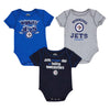 NHL - Kids' (Infant) Winnipeg Jets 3 Pack Onesies