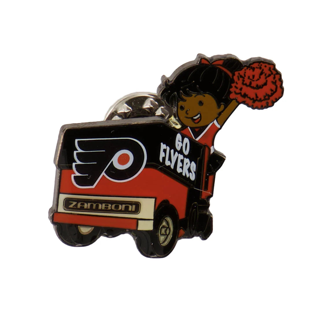 NHL - Philadelphia Flyers Mascot "Go Flyers" Zamboni Pin