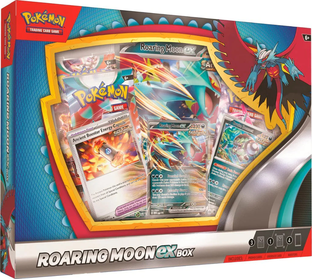 Pokemon Iron Valiant or Roaring Moon EX Box