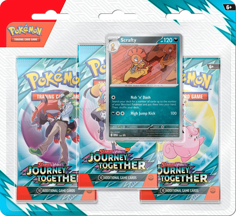 Pokemon Scarlet & Violet Journey Together 3-pack Blister