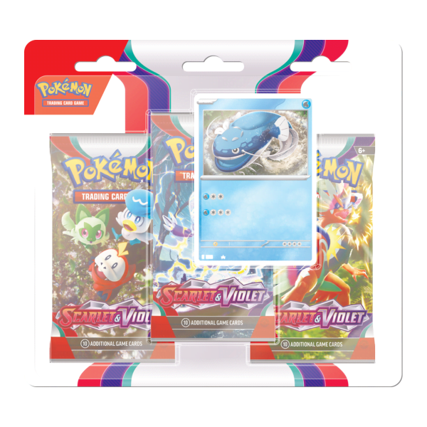 Pokemon Scarlet & Violet  "3 pack" Blister Packs