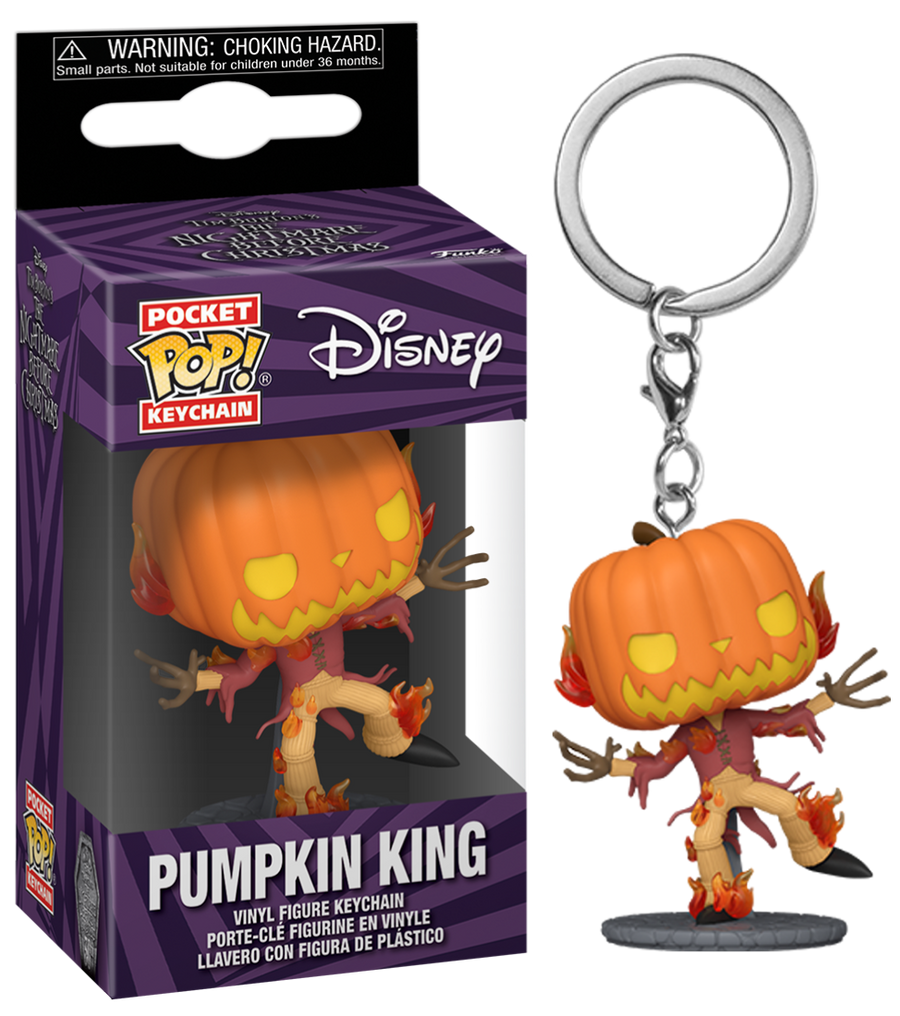 Funko Pocket POP Pumpkin King Keychain - Disney Nightmare Before Christmas -30th