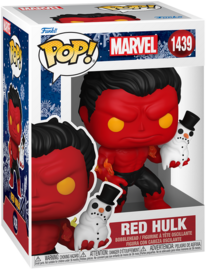 Funko POP Red Hulk with Snowman #1439  Holiday Marvel