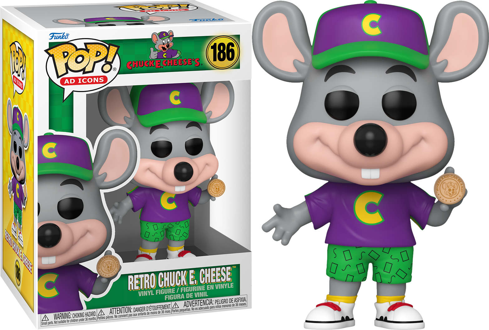 Funko POP Retro Chuck E. Cheese #186 POP Ad Icon