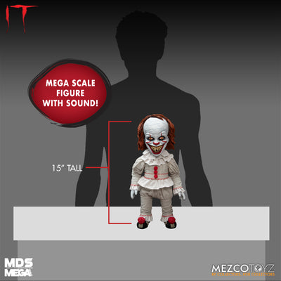 MDS Mega Deluxe IT: Sinister Talking Pennywise by Mezco