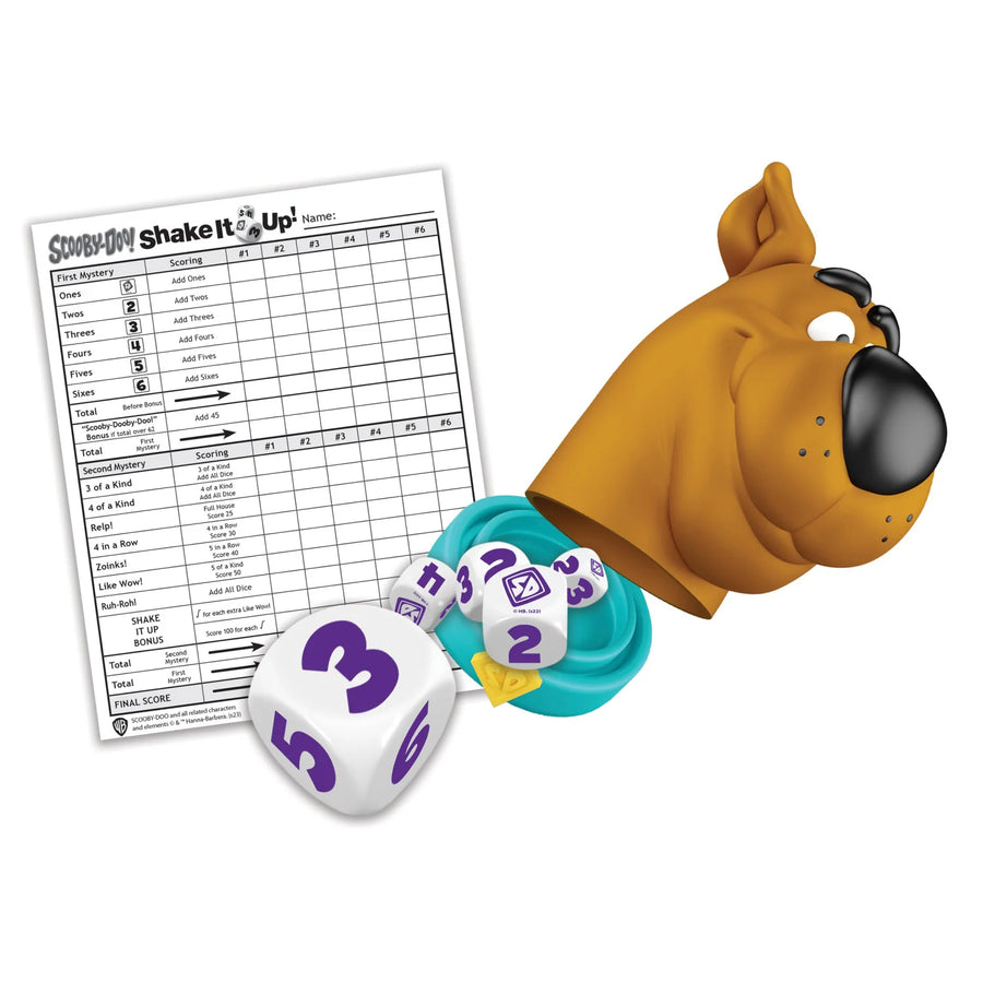Scooby-Doo Shake It Up Travel Dice Game