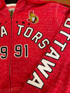 NHL Ottawa Senators Women's OTH Full Zip Hoodie (red) -online only