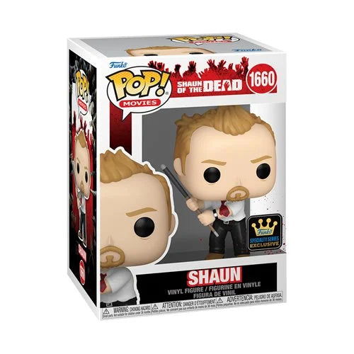 Funko POP Shaun with Pool Cue #1660 Shaun of the Dead (Funko Exclusive)