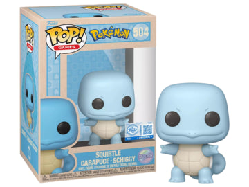 Funko POP Squirtle Carapuce Schiggy (Soft Color) #504 - Pokemon