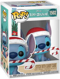 Funko POP Stitch with Candy Cane #1502 - Holiday Disney Stitch