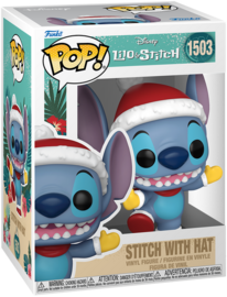 Funko POP Stitch with Hat #1503 - Holiday Disney Stitch