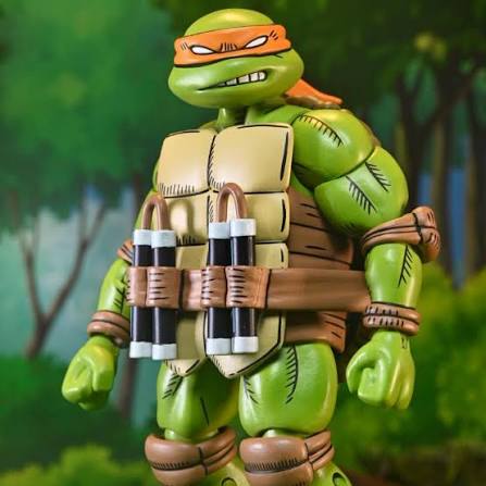 NECA Usagi Yojimo Teenage Mutant Ninja Turtles Michelangelo 7" Figure #4