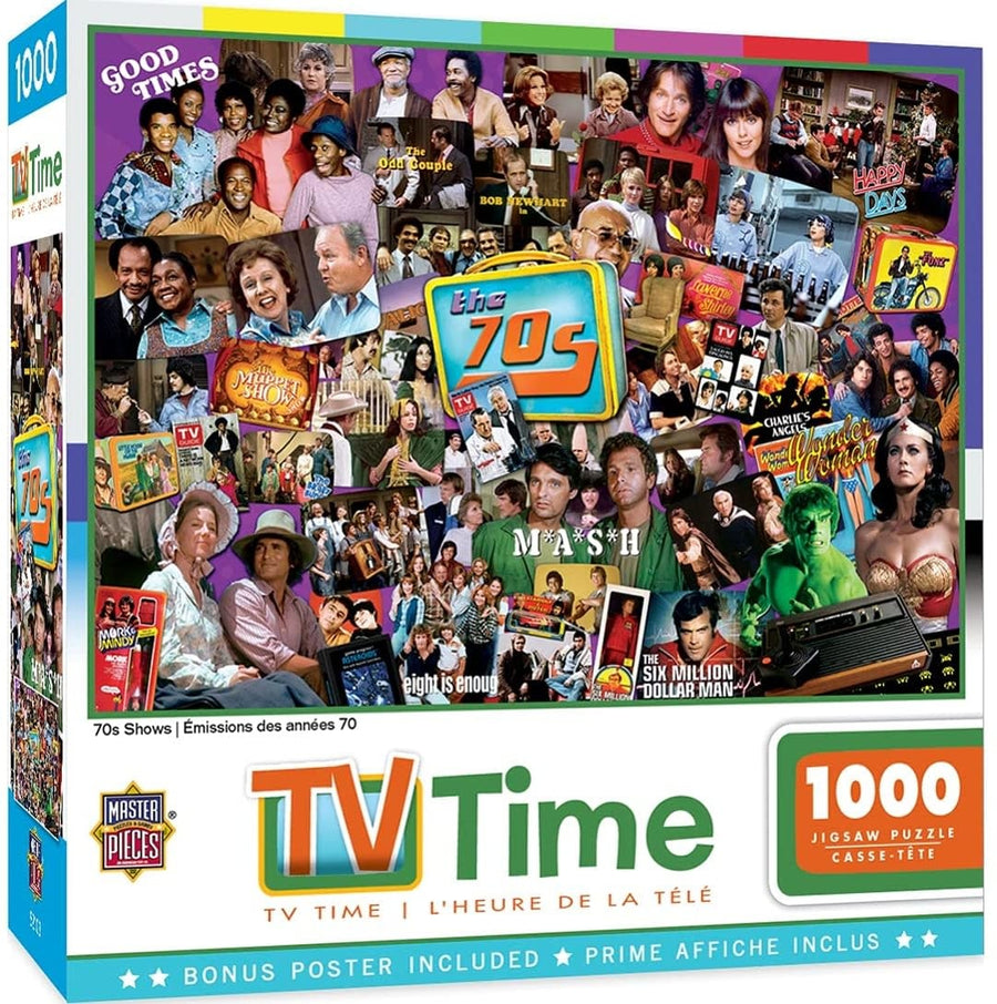TV Time 70s Shows - 1000 piece puzzle