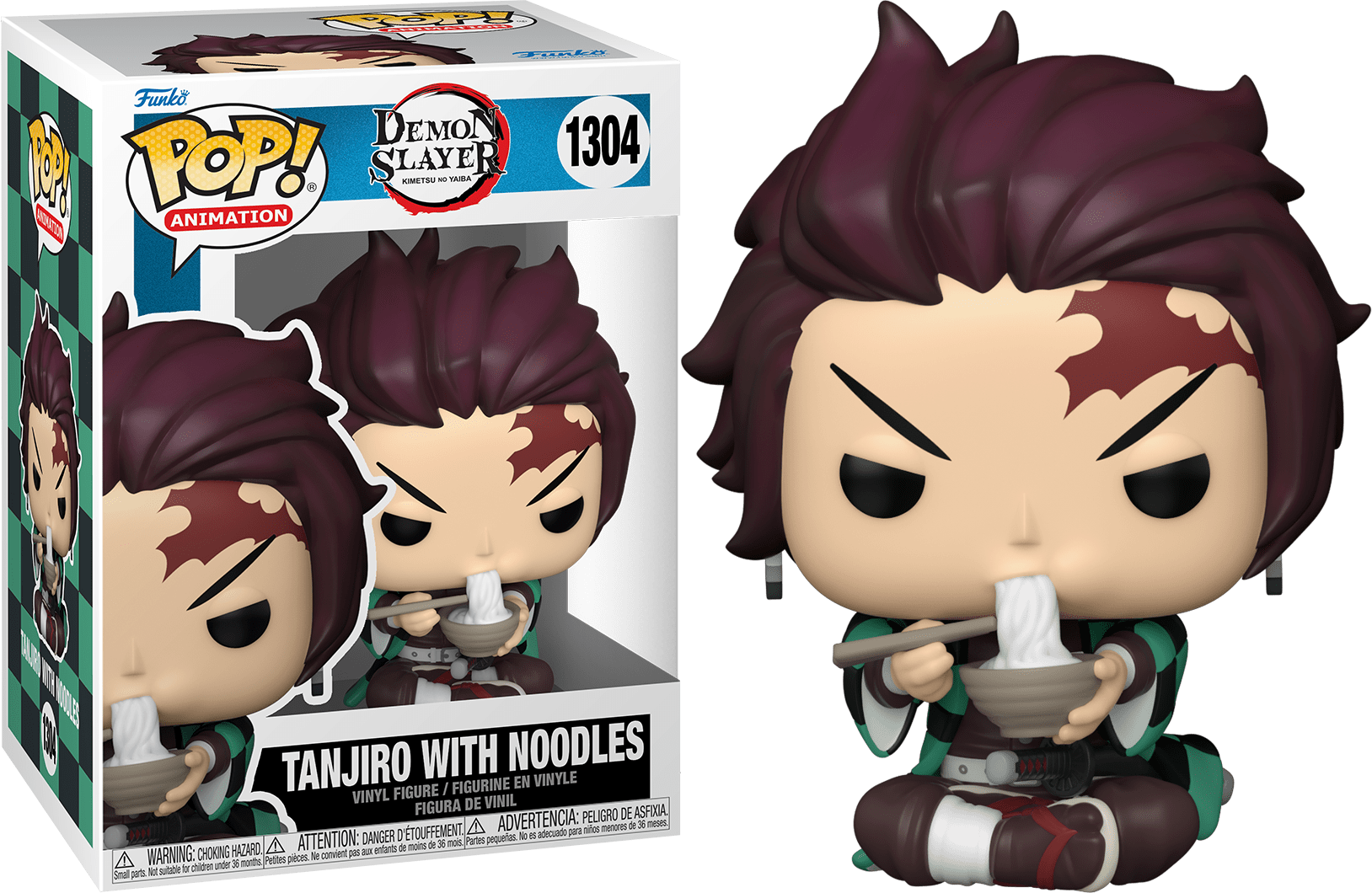 Funko POP Tanjiro with Noodles #1304 - Demon Slayer