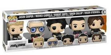 Funko POP Rocks The Cure (5 pack)-Jason Cooper | Reeves Gabrels | Robert Smith | Simon Gallup | Roger O'Donnell