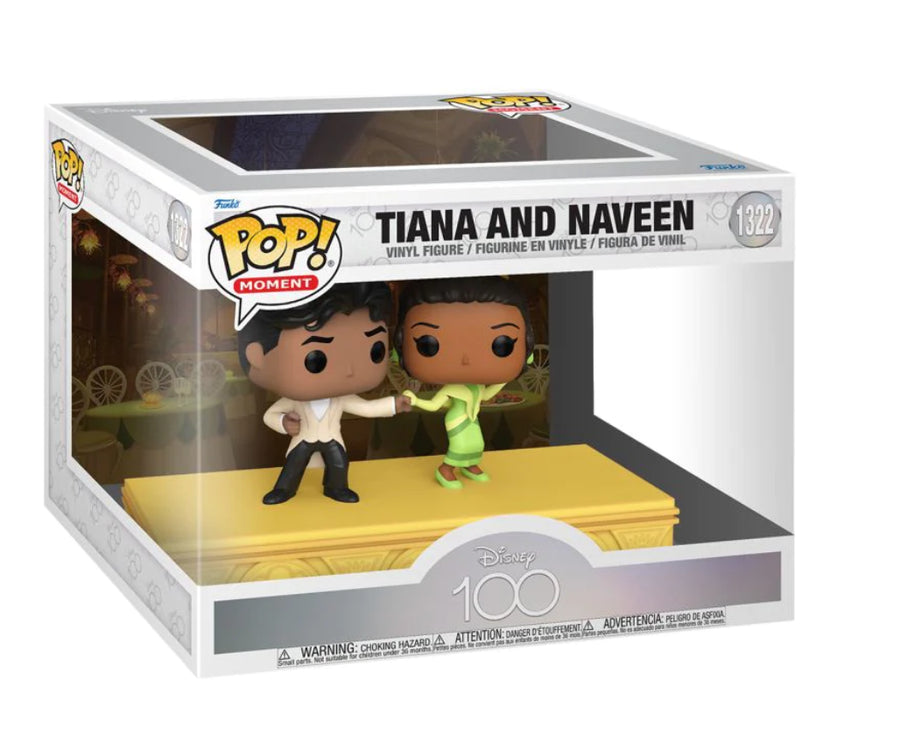Funko POP Moment Tiana and Naveen #1322-The Princess & the Frog Disney 100th Anniversary