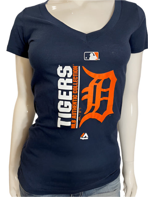 MLB Detroit Tigers Womens Majestic Authentic Collection Tee (online only)