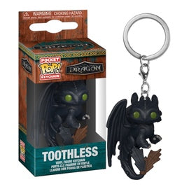 Funko POP Toothless Pocket POP Keychain - How to Train Your Dragon
