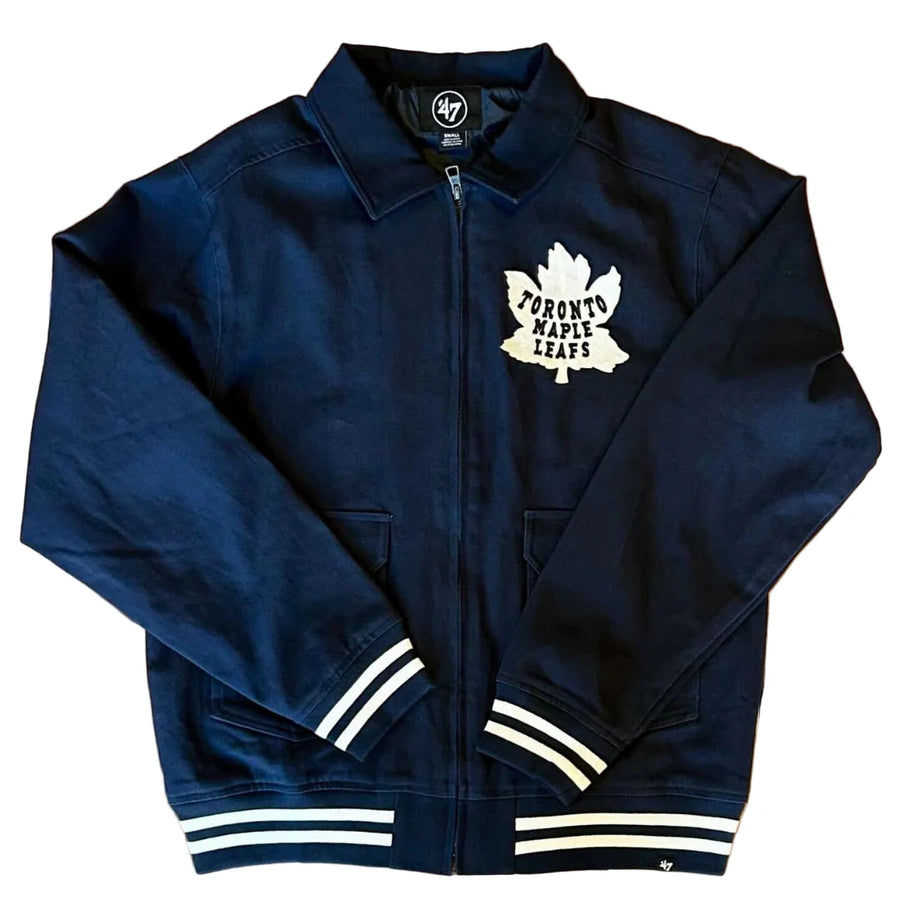 NHL Toronto Maple Leafs '47 Brand Vintage NHL Homestead Jacket