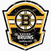 Boston Bruins Shield PVC Logo Sign - Distressed - Established 1924