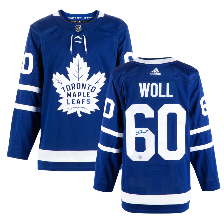 Joseph Woll Toronto Maple Leafs Autographed Blue (Home) Adidas Jersey