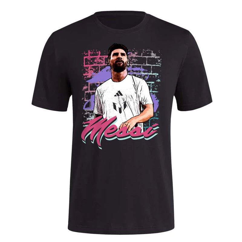 Lionel Messi - adidas - Men's Mural T-Shirt