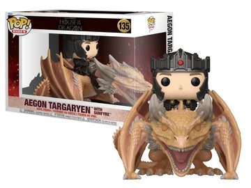 Funko POP Aegon Targaryen with Sunfyre #135- House of the Dragon