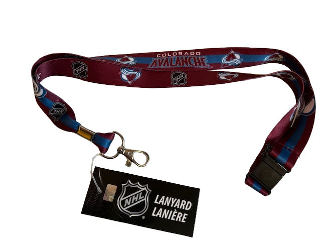 NHL Colorado Avalanche Sublimated Lanyard