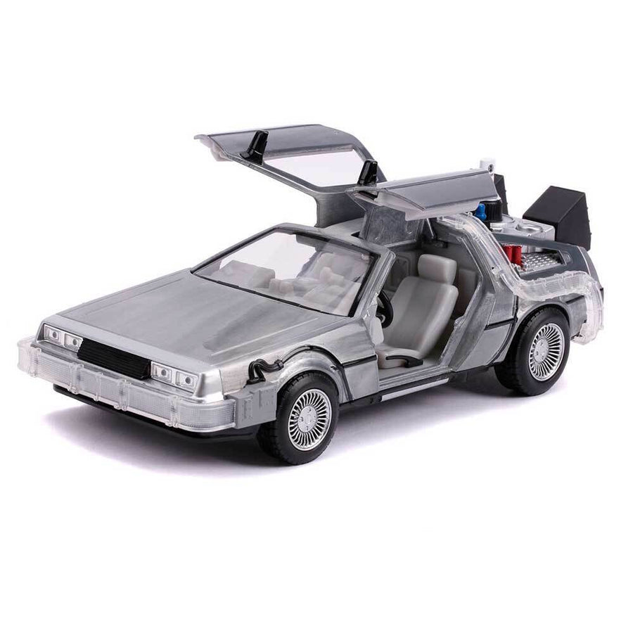 Back to the Future 1 Time Machine Hollywood Rides 1:24 Scale (diecast)