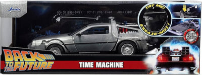 Back to the Future 1 Time Machine Hollywood Rides 1:24 Scale (diecast)