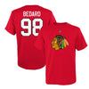 NHL Chicago Blackhawks Youth Bedard #98 Name & Number Tee (red)