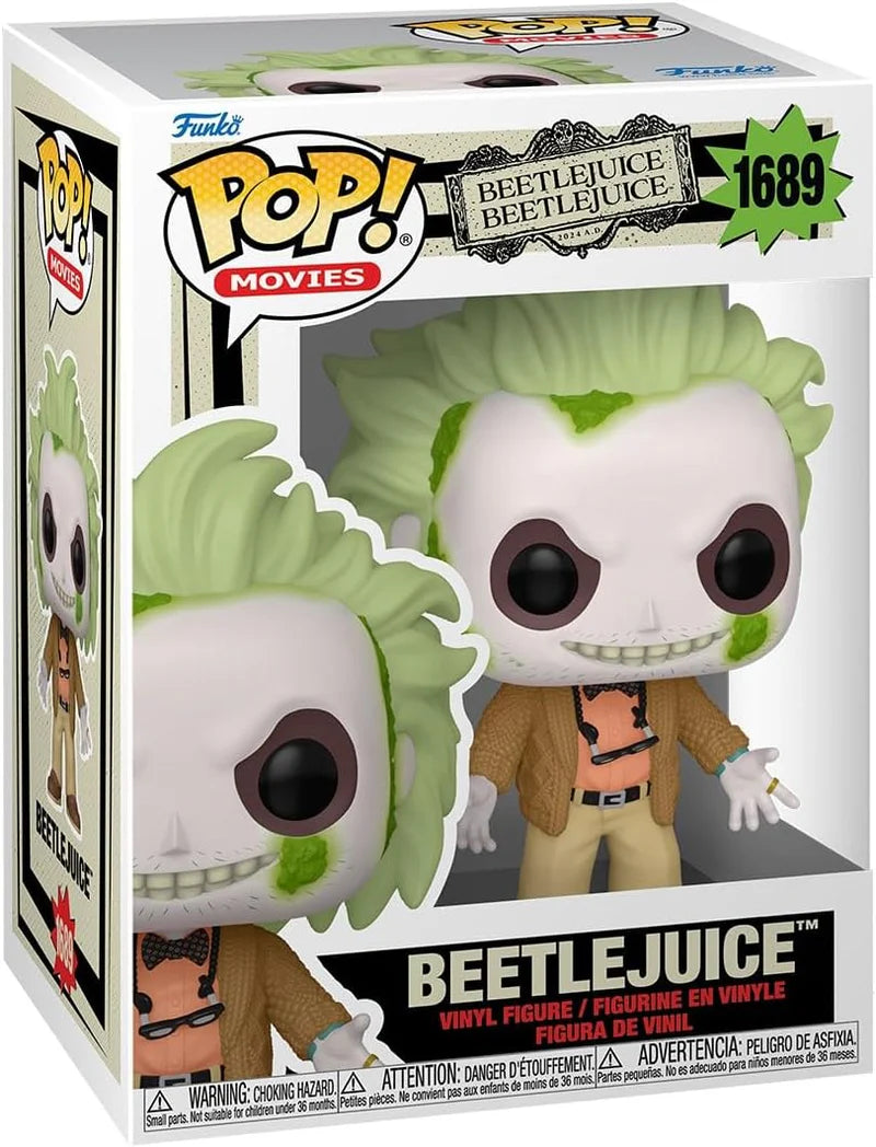 Funko POP Beetlejuice with Cardigan #1689  Beetlejuice Beetlejuice