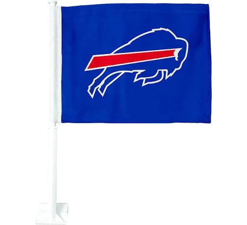 NFL Buffalo Bills Logo Car Flag (Two-Sided)