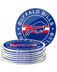 NFL Buffalo Bills 8 piece Coaster Set (PVC)