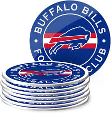 NFL Buffalo Bills 4 piece Coaster Set (PVC)